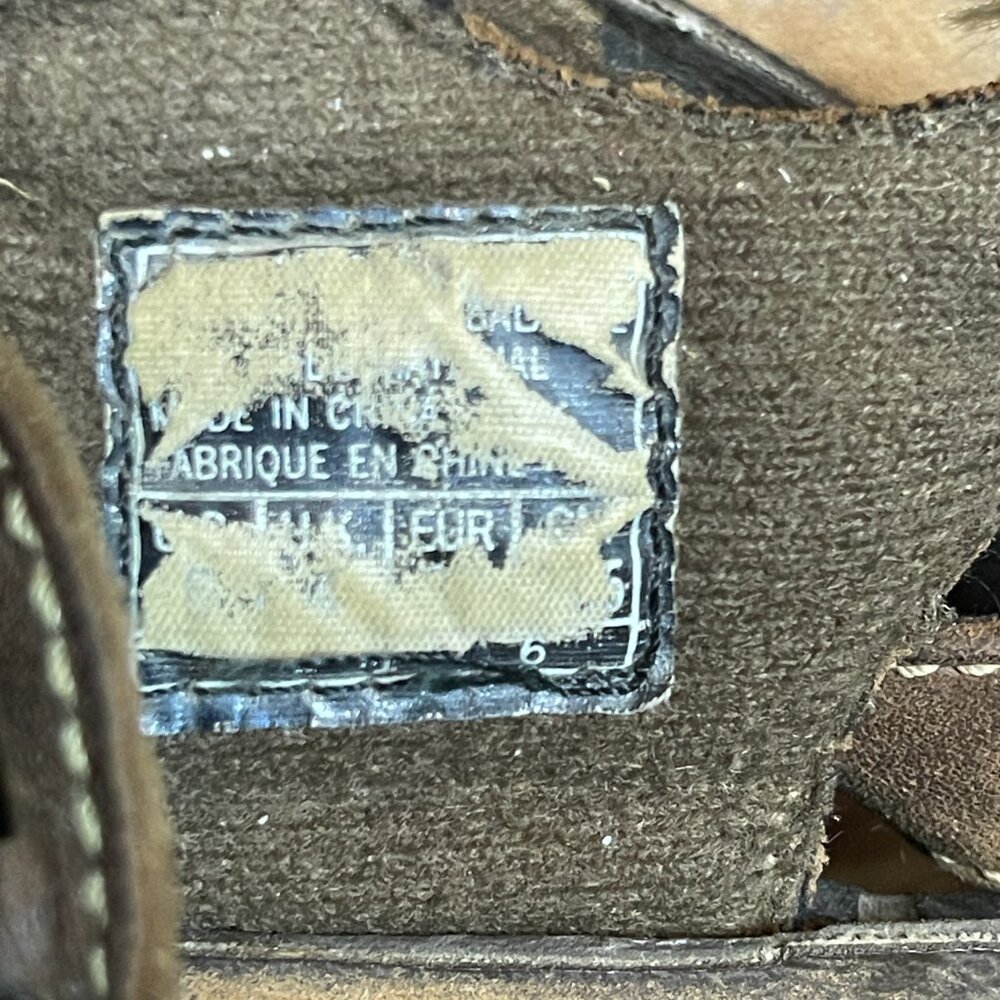 Skechers Women 90s Y2K Chunky Jammers Fisherman Brown Buckle Lug Sandal 6* - Picture 10 of 11
